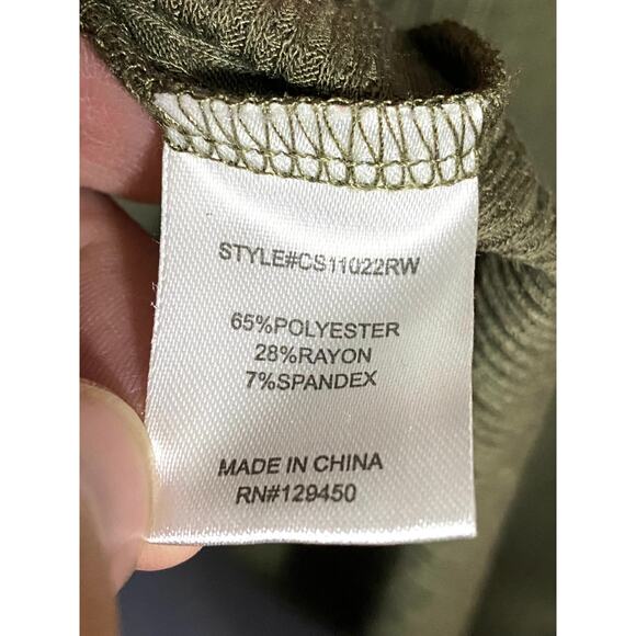 Fred David Womens Plus 2X Tie Neck Bell Sleeves Flowy Hippie Retro Casual Boho - Picture 6 of 8